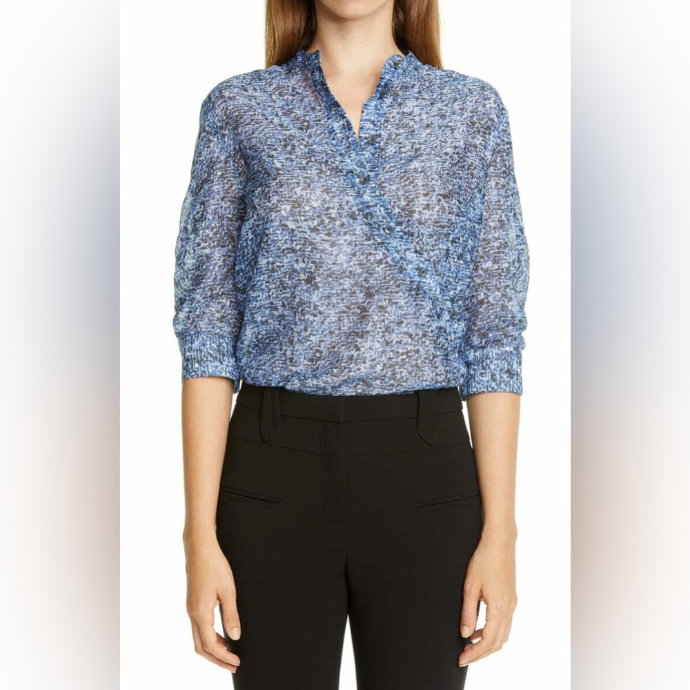NWT $895 Altuzarra Kumi Silk/Cotton Top